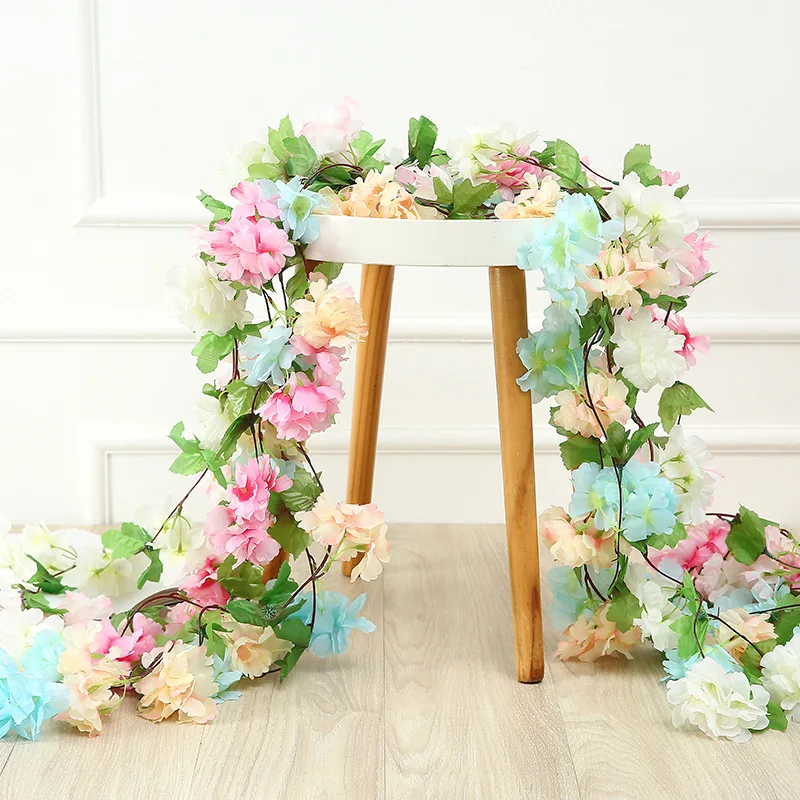 Home Decor Rattan - 2.3M Wisteria Hoa Giả Hoa Anh