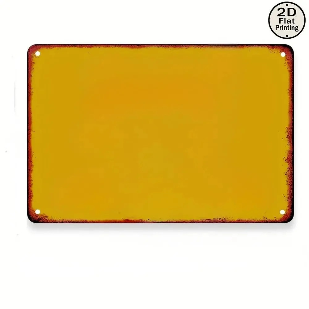 Home Decor Logo - [2D Flat] 1pc Custom Vintage Metal