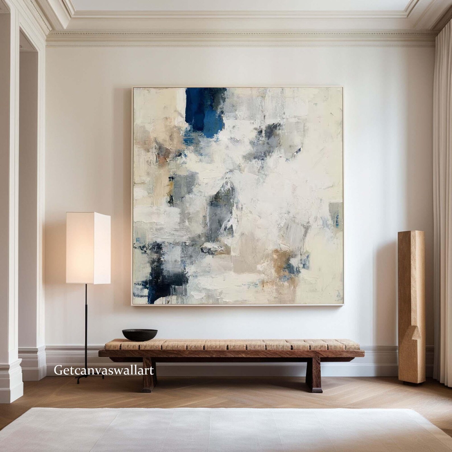 Home Decor Japandi Style - Mhemyo Large Japandi Style Abstract Hand