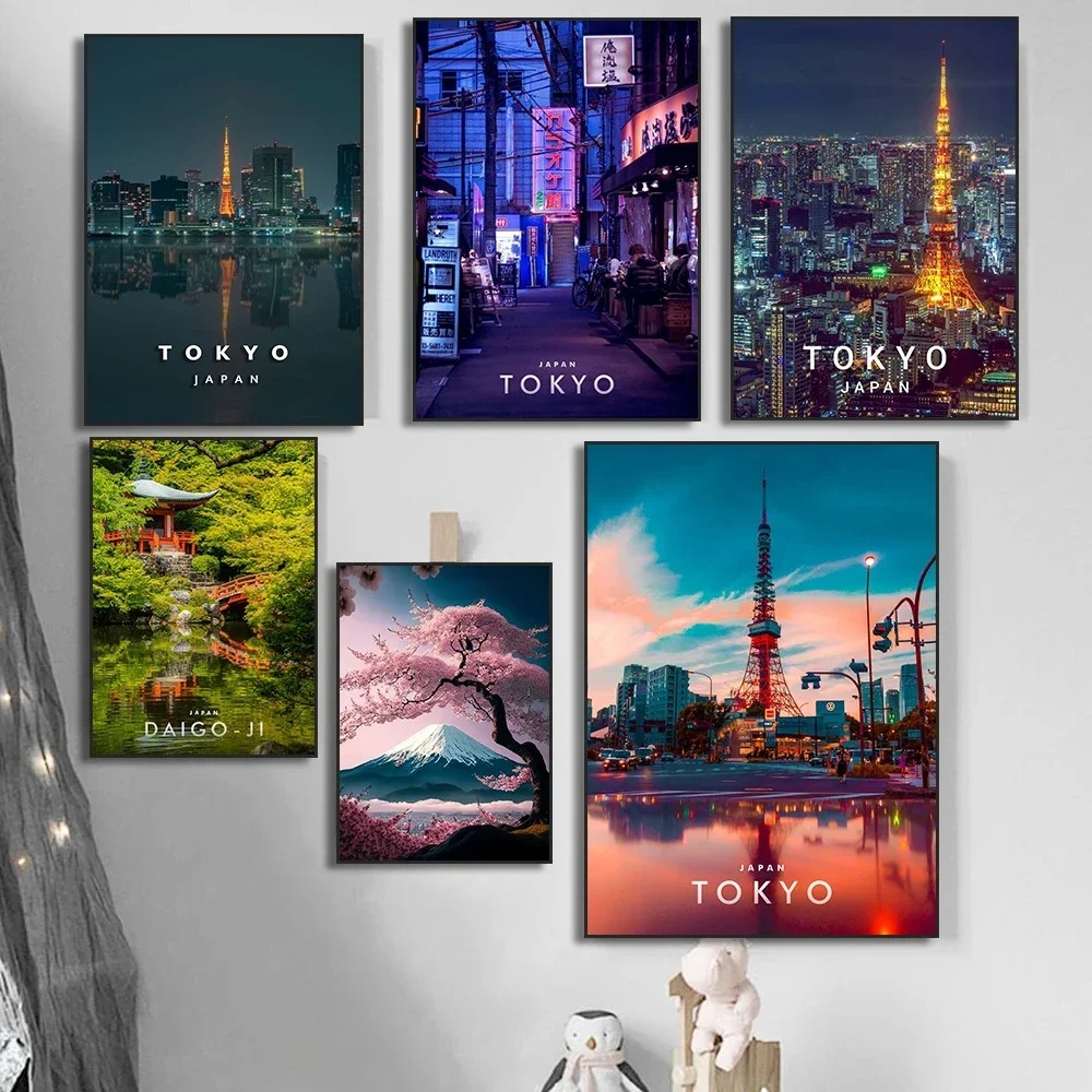 Home Decor Essentials - Canvas Painting Wall Art Japan Famous