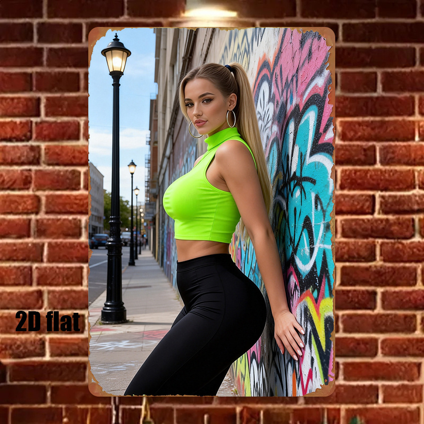 Home Decor Games Free - 2D Vintage Metal Sign Street Art