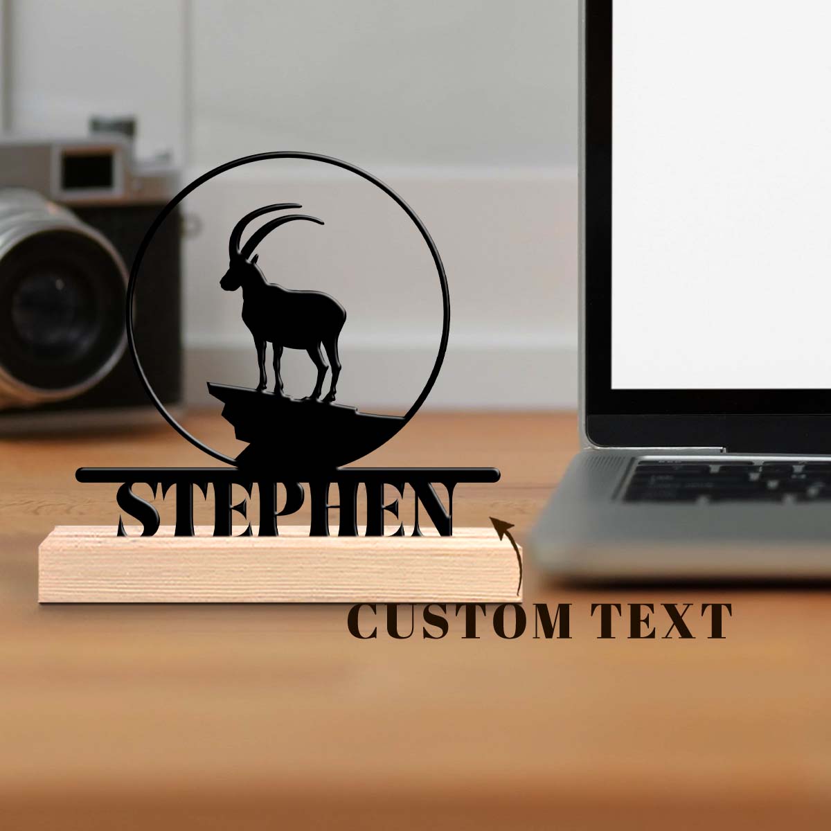 Home Decor Names - 1pc Personalized Iron Desktop Ornament Custom