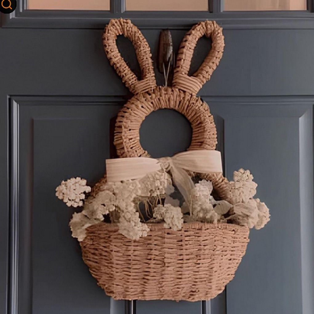 Hand Woven Willow Easter Rabbi - đánh giá và giá Woven Wall Basket