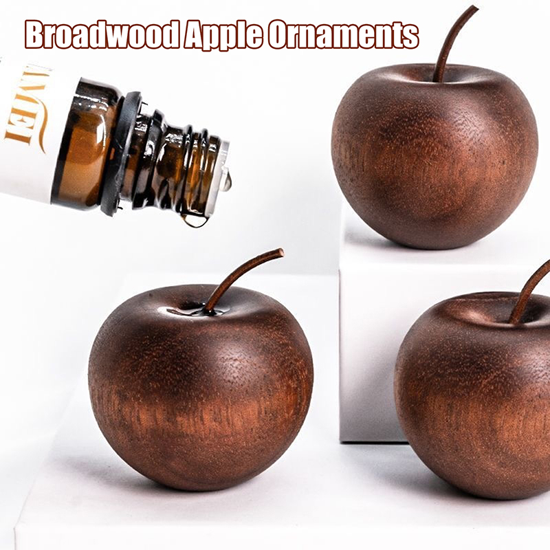 1PCS Of Wooden Apple Shaped Es - đánh giá và giá Home Decor Essentials