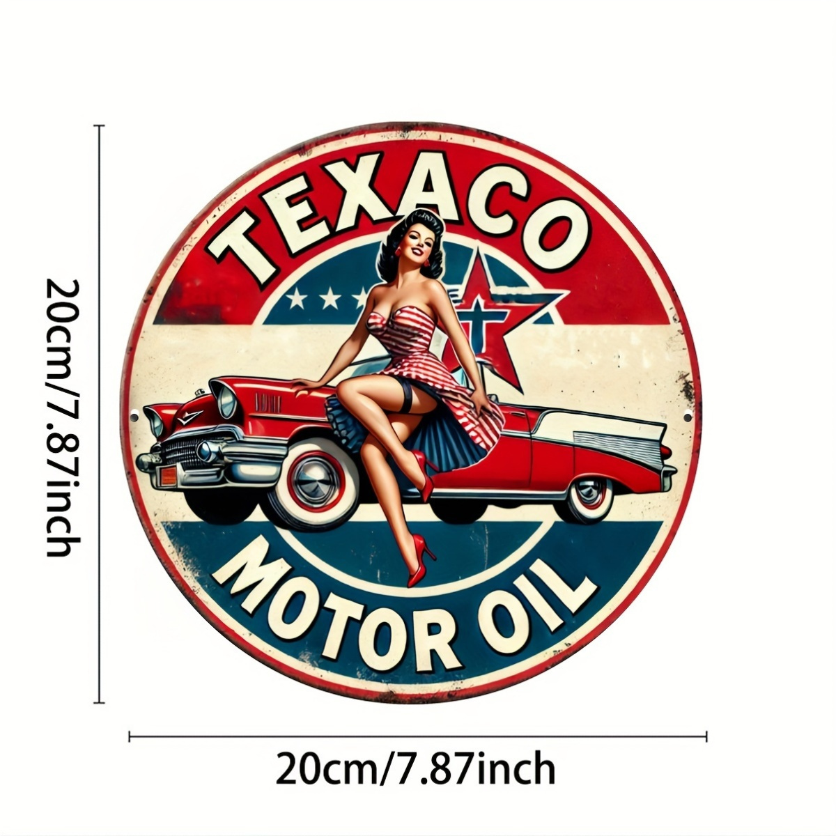 Texaco Motor Oil Vintage Alumi - đánh giá và giá Home Decor Essentials