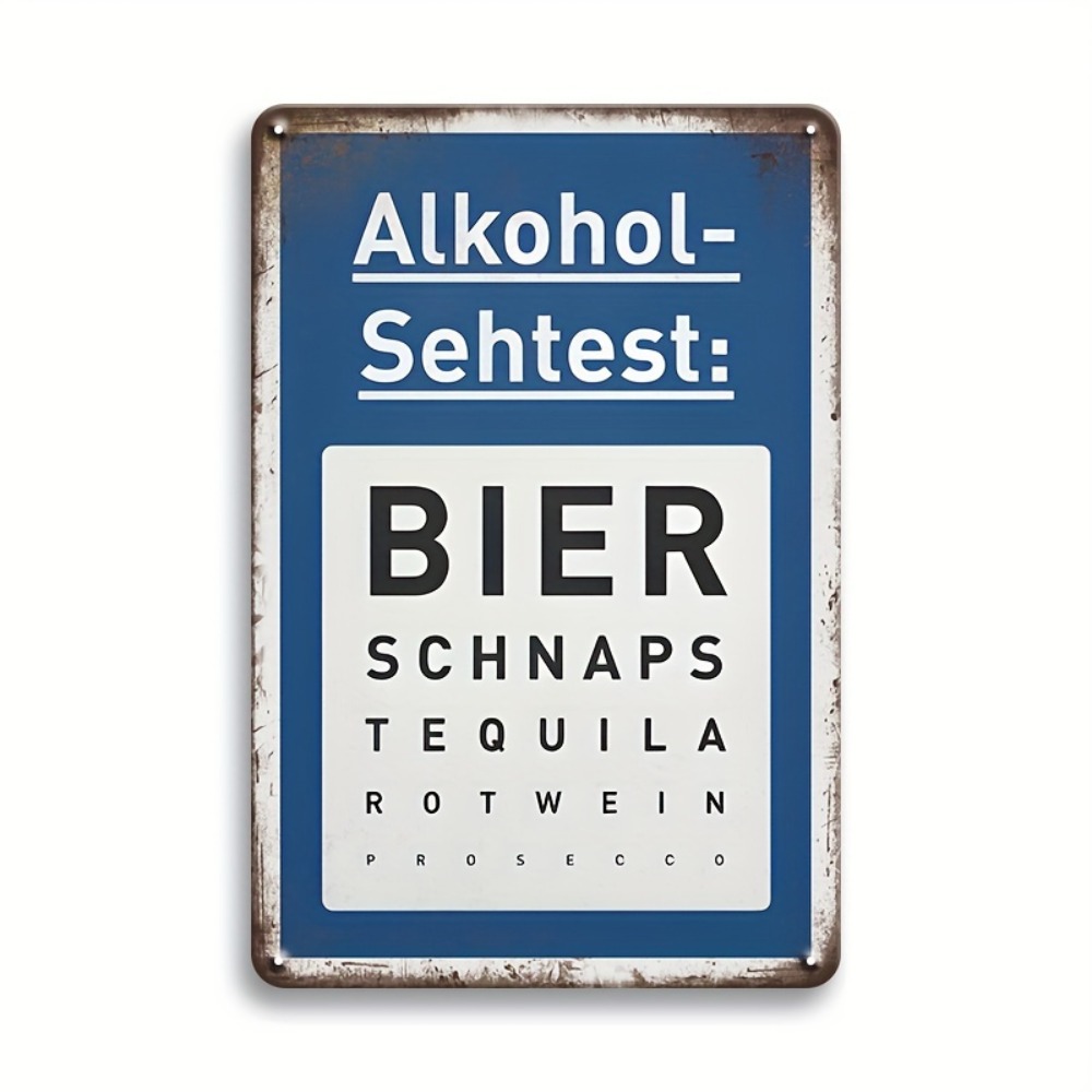 Vintage Aluminum Beer Sign Man - đánh giá và giá Germany Home Decor