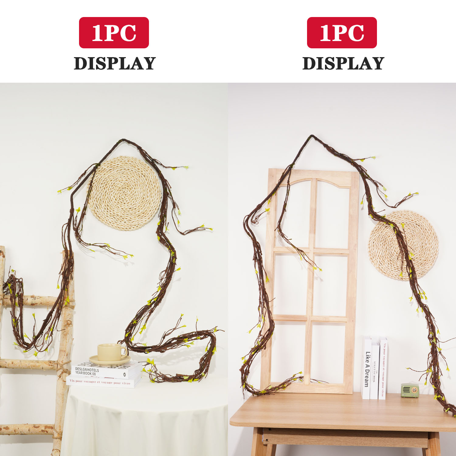 3m Artificial Fake Plants Tree - đánh giá và giá Rattan Plant Basket