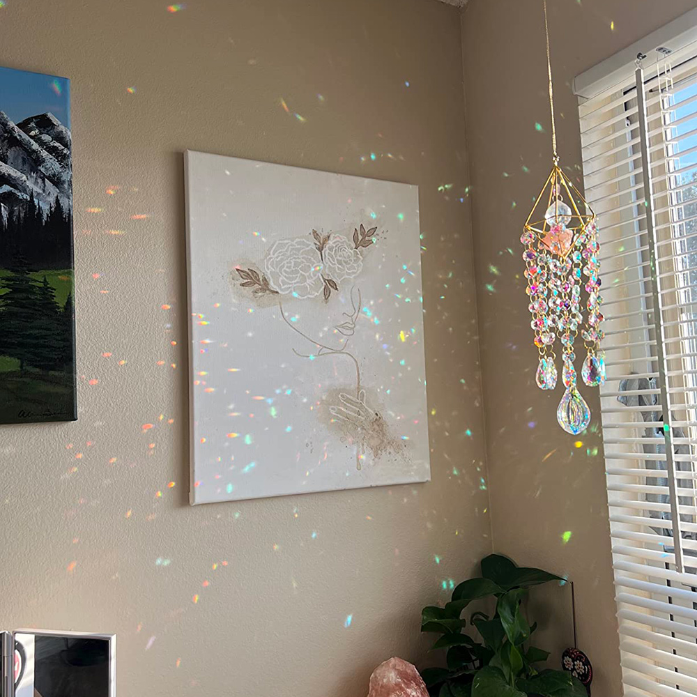 50CM Crystal Suncatcher Hangin - đánh giá và giá Crystal Sun Catcher