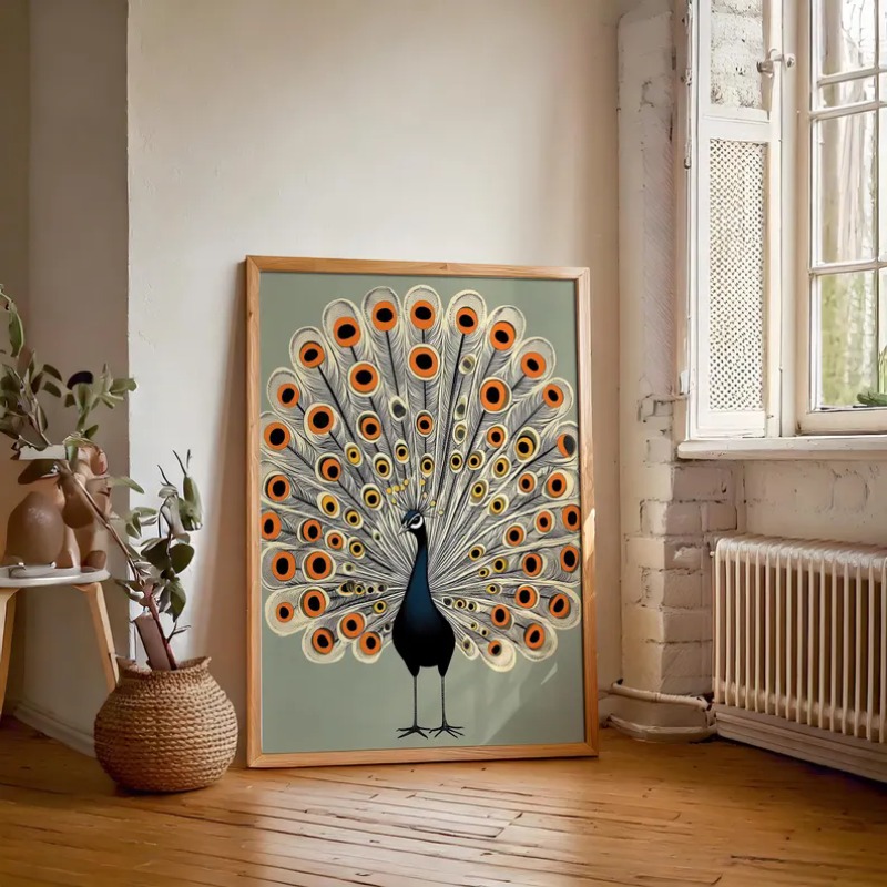 Vintage Japandi Nature Bird Po - đánh giá và giá Home Decor Japandi Style