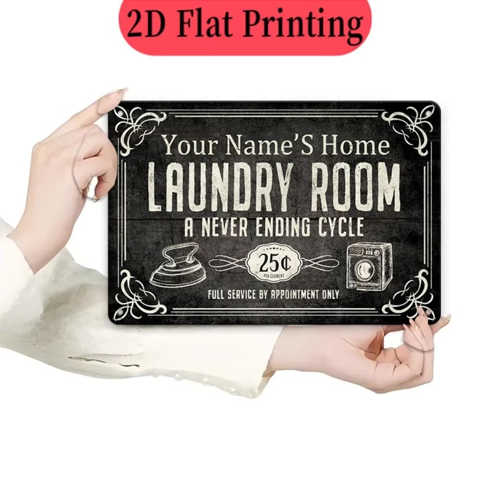 Custom Name Laundry Sign, Endl - đánh giá và giá Home Decor Names