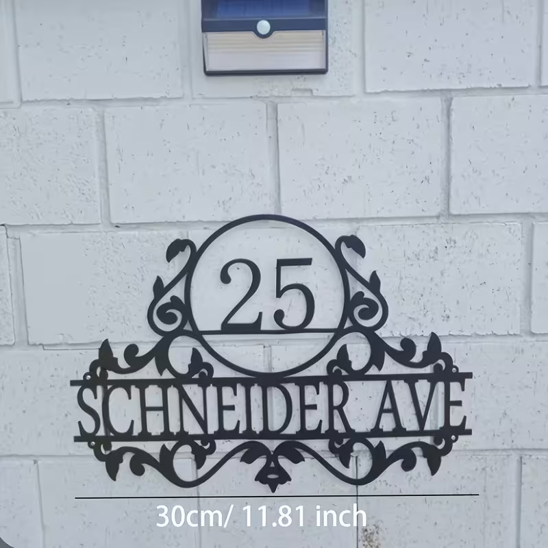 Custom Metal House Number & St - đánh giá và giá Home Decor Names