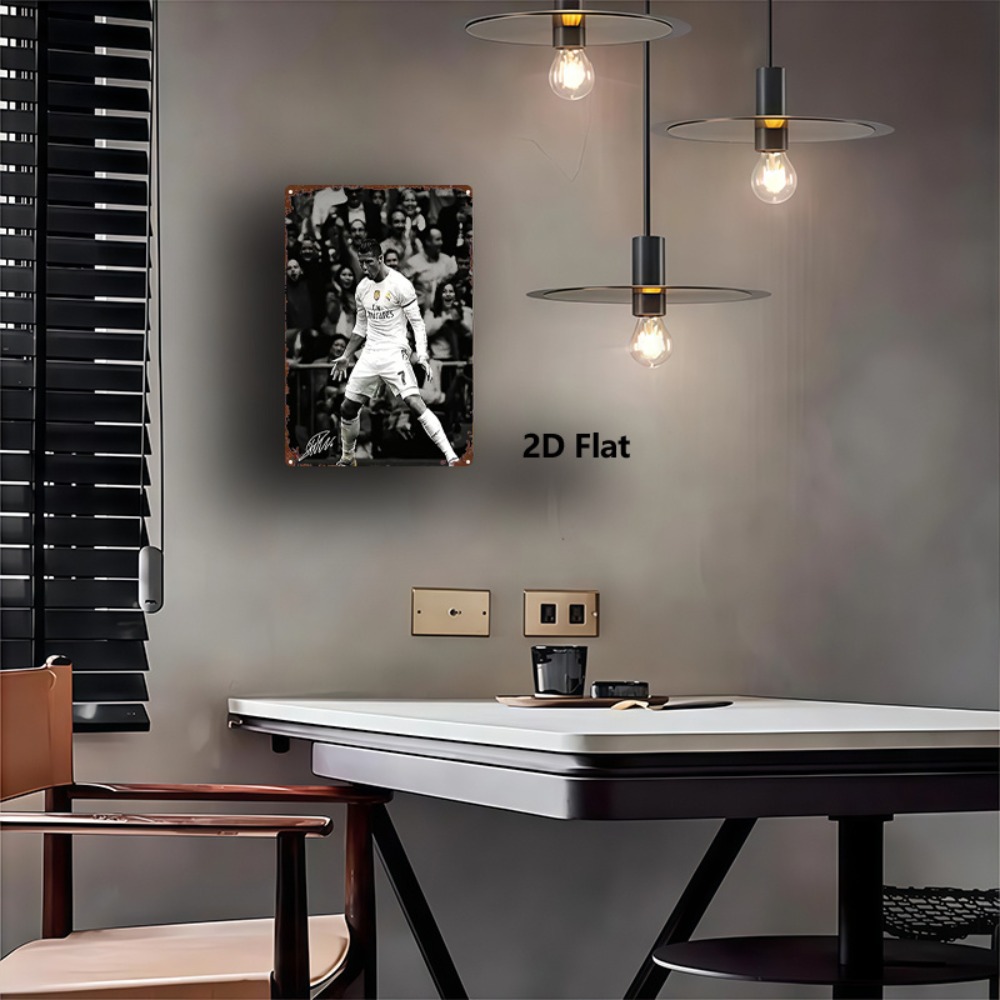 Metal logo, football player ce - đánh giá và giá Home Decor Logo
