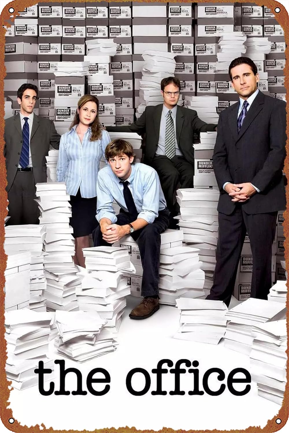 1p,Office poster TV show Movie - đánh giá và giá Home Decor Logo