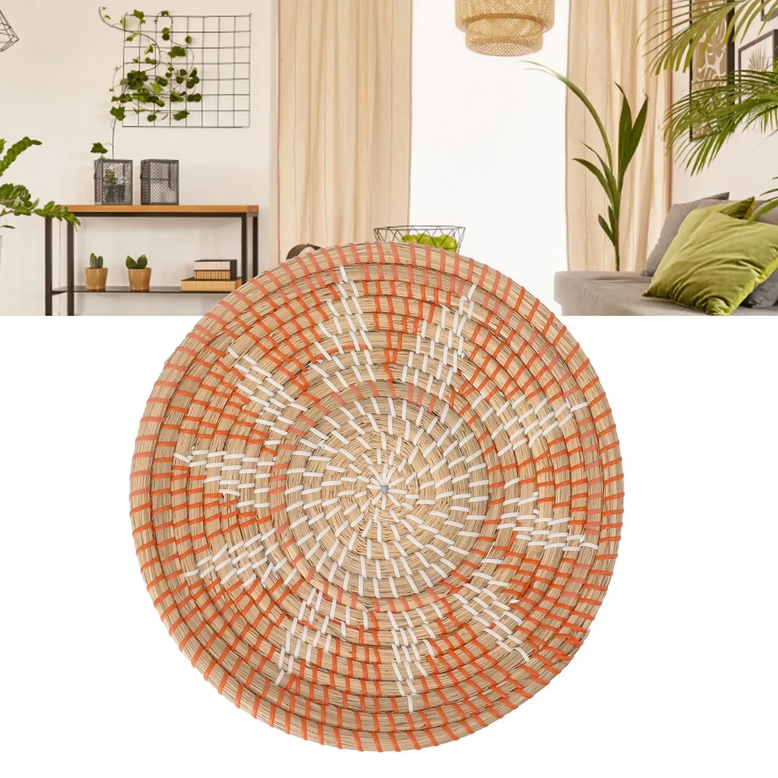 Round Grass Wall Ornaments 35c - đánh giá và giá Woven Wall Basket
