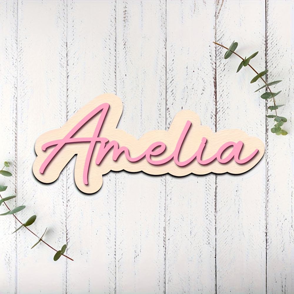 Personalized Double-Layered Wo - đánh giá và giá Home Decor Names