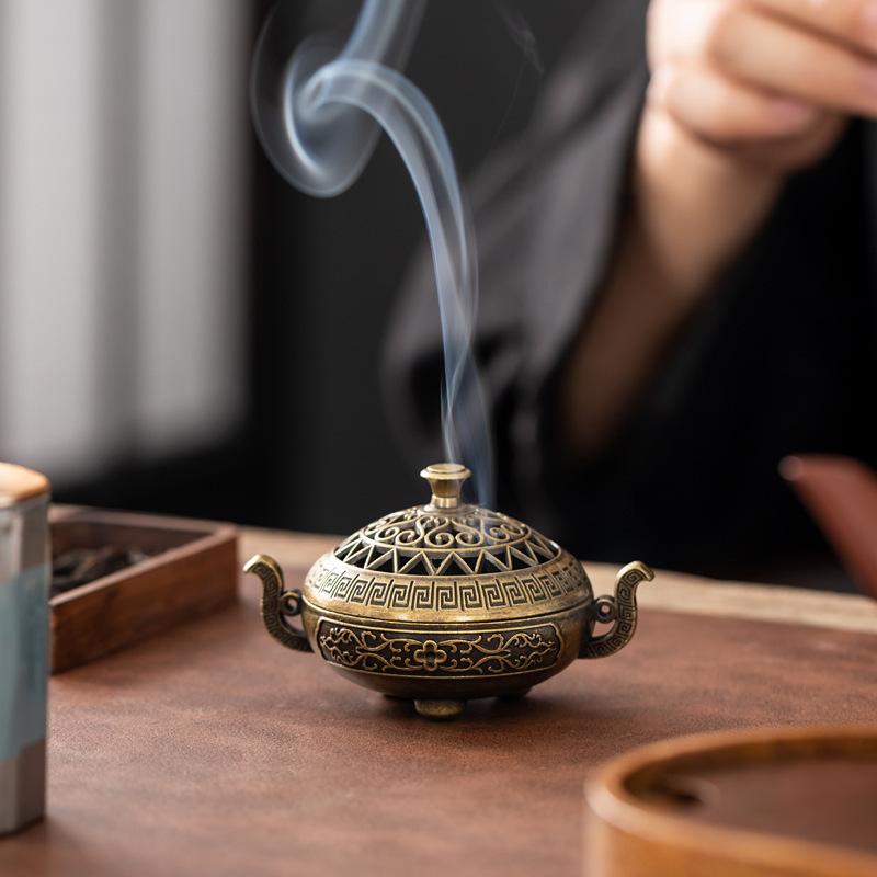Retro Copper Incense Burner In - đánh giá và giá Incense Stick Holder