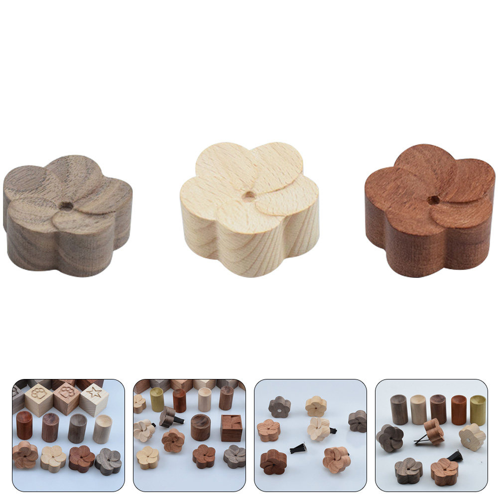 3Pcs Natural Wooden Essential  - đánh giá và giá Home Decor Essentials