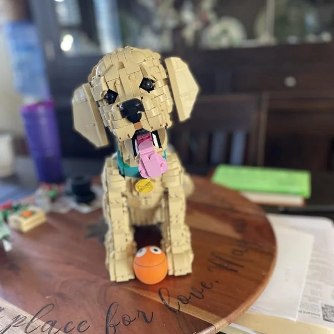2102pcs Golden Retriever Puppy - đánh giá và giá Home Decor Disney
