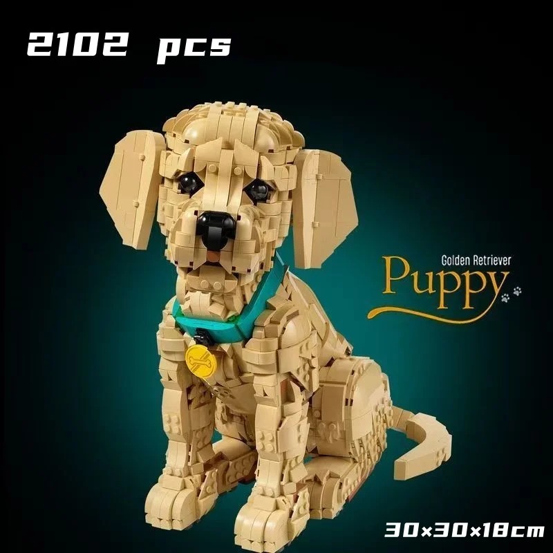2102pcs Golden Retriever Puppy - đánh giá và giá Home Decor Disney