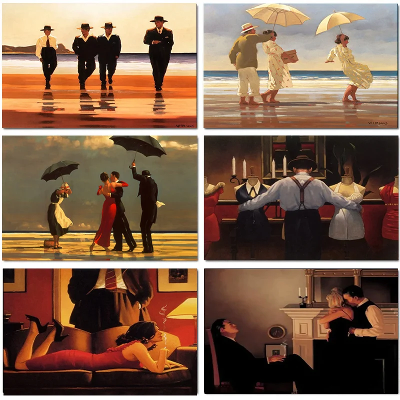 Scottish Artist Jack Vettriano - đánh giá và giá Home Decor Essentials