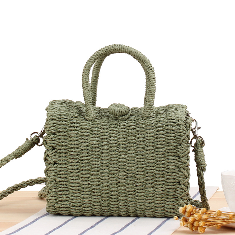 Summer Straw Beach Bag Handmad - đánh giá và giá Home Decor Rattan