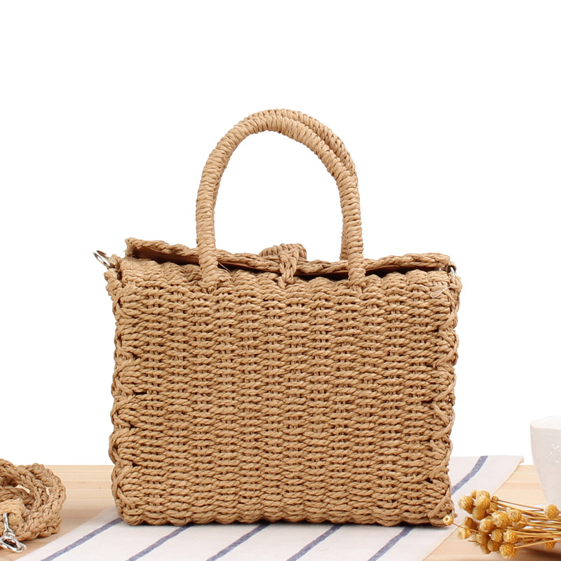 Summer Straw Beach Bag Handmad - đánh giá và giá Home Decor Rattan