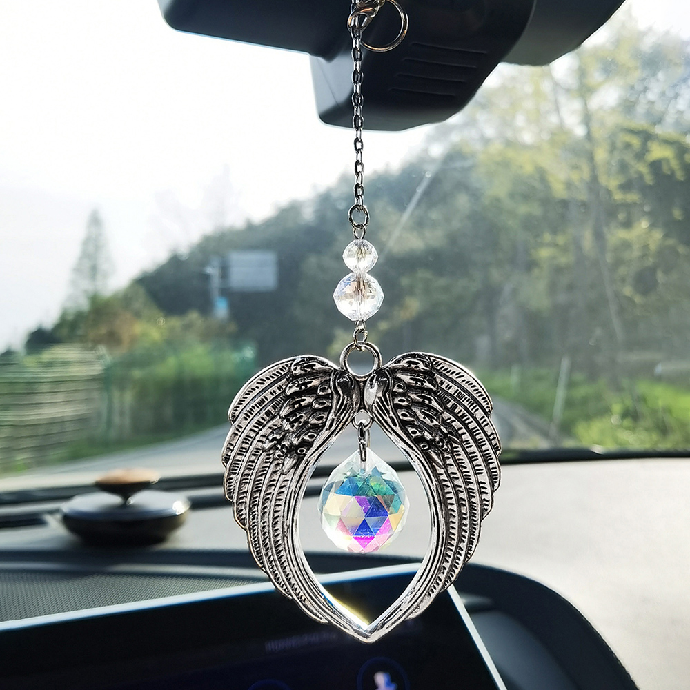 Thiên Thần Suncatcher Xe Ô Tô  - đánh giá và giá Crystal Sun Catcher