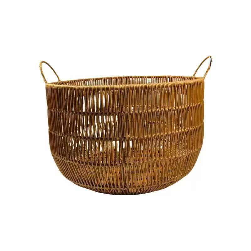 Handmade Rattan-Look Woven Sto - đánh giá và giá Rattan Plant Basket