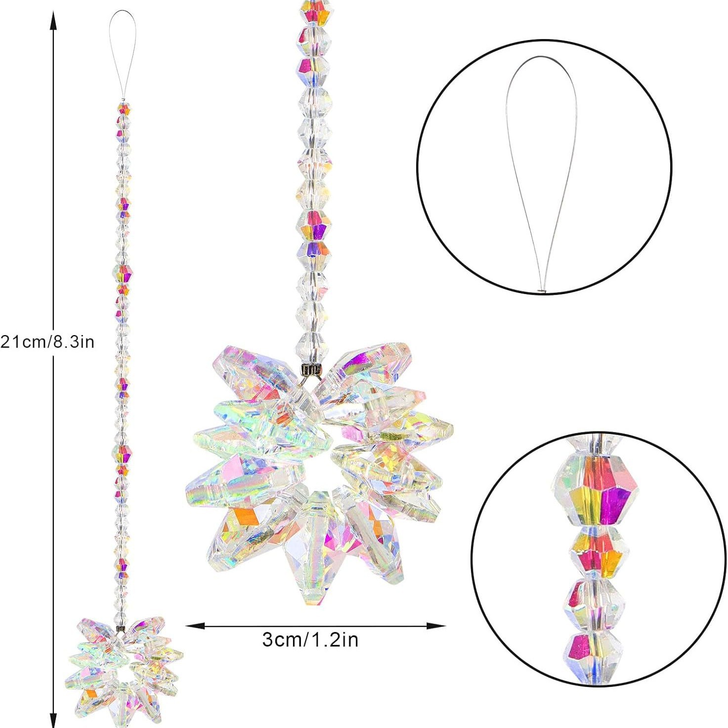 Star Crystal Sun Catcher Hangi - đánh giá và giá Crystal Sun Catcher