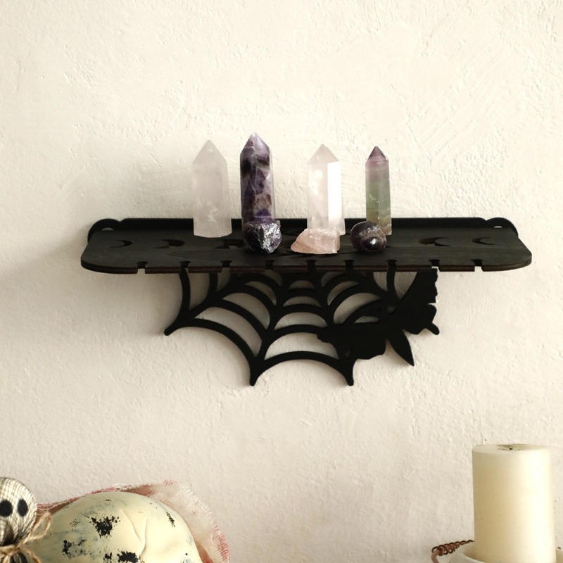 New Halloween Gothic Spider We - đánh giá và giá Floating Shelves