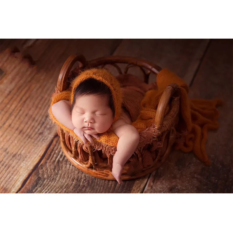 Baby Rattan Basket Newborn Pho - đánh giá và giá Home Decor Rattan
