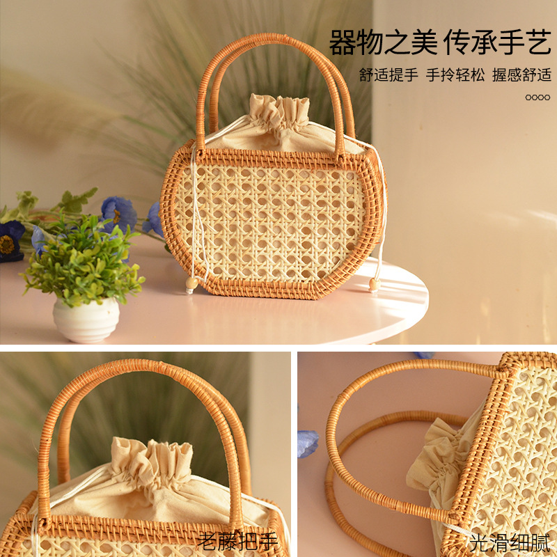 Giày Rỗng Mây Giỏ Túi Len Dệt  - đánh giá và giá Rattan Plant Basket