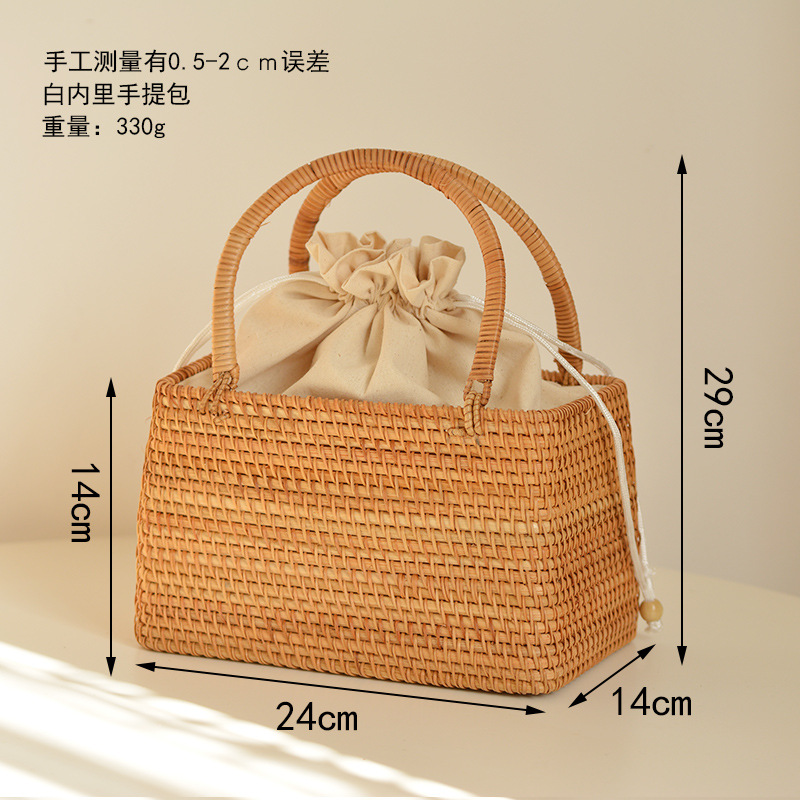 Giày Rỗng Mây Giỏ Túi Len Dệt  - đánh giá và giá Rattan Plant Basket