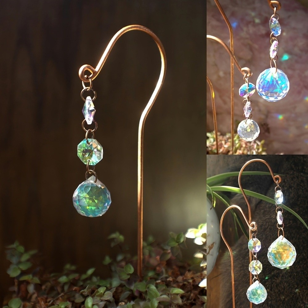 Reflective Crystal Garden Stak - đánh giá và giá Crystal Sun Catcher