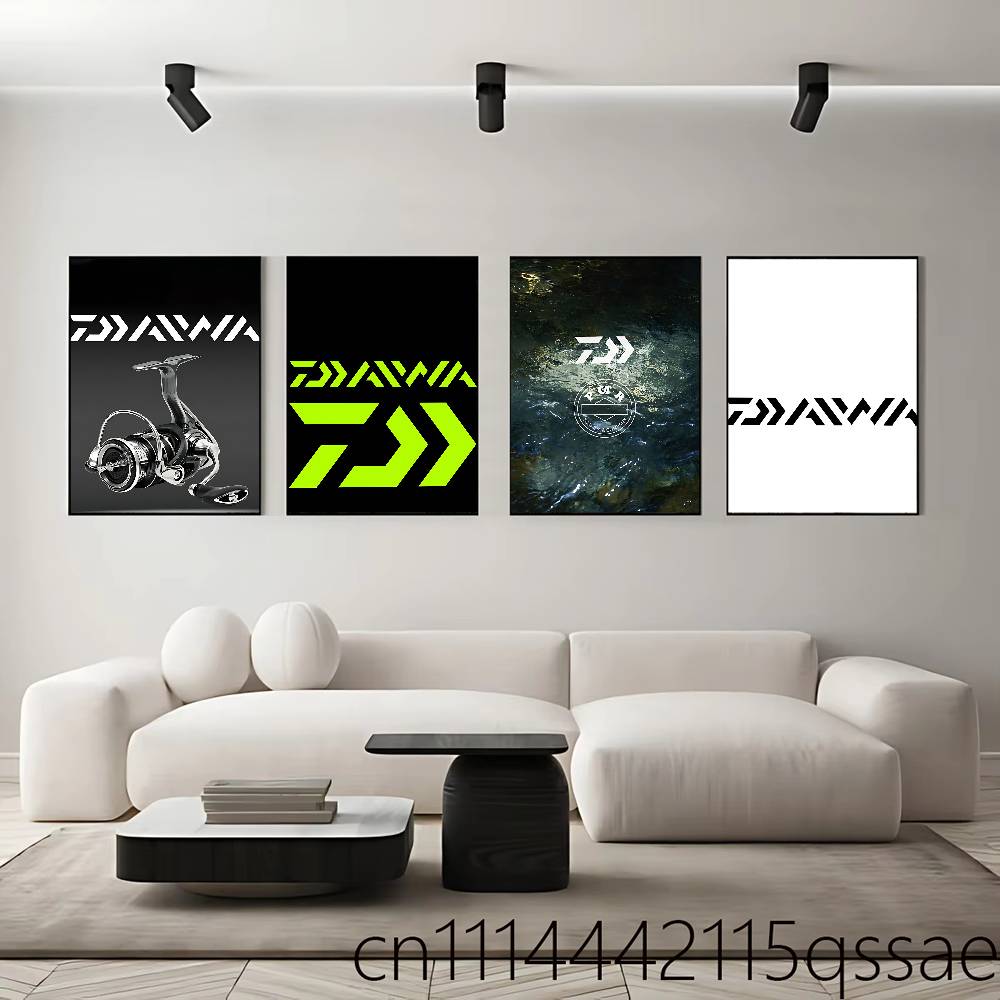 D-DaiwaS Fishing Logo Poster A - đánh giá và giá Home Decor Logo