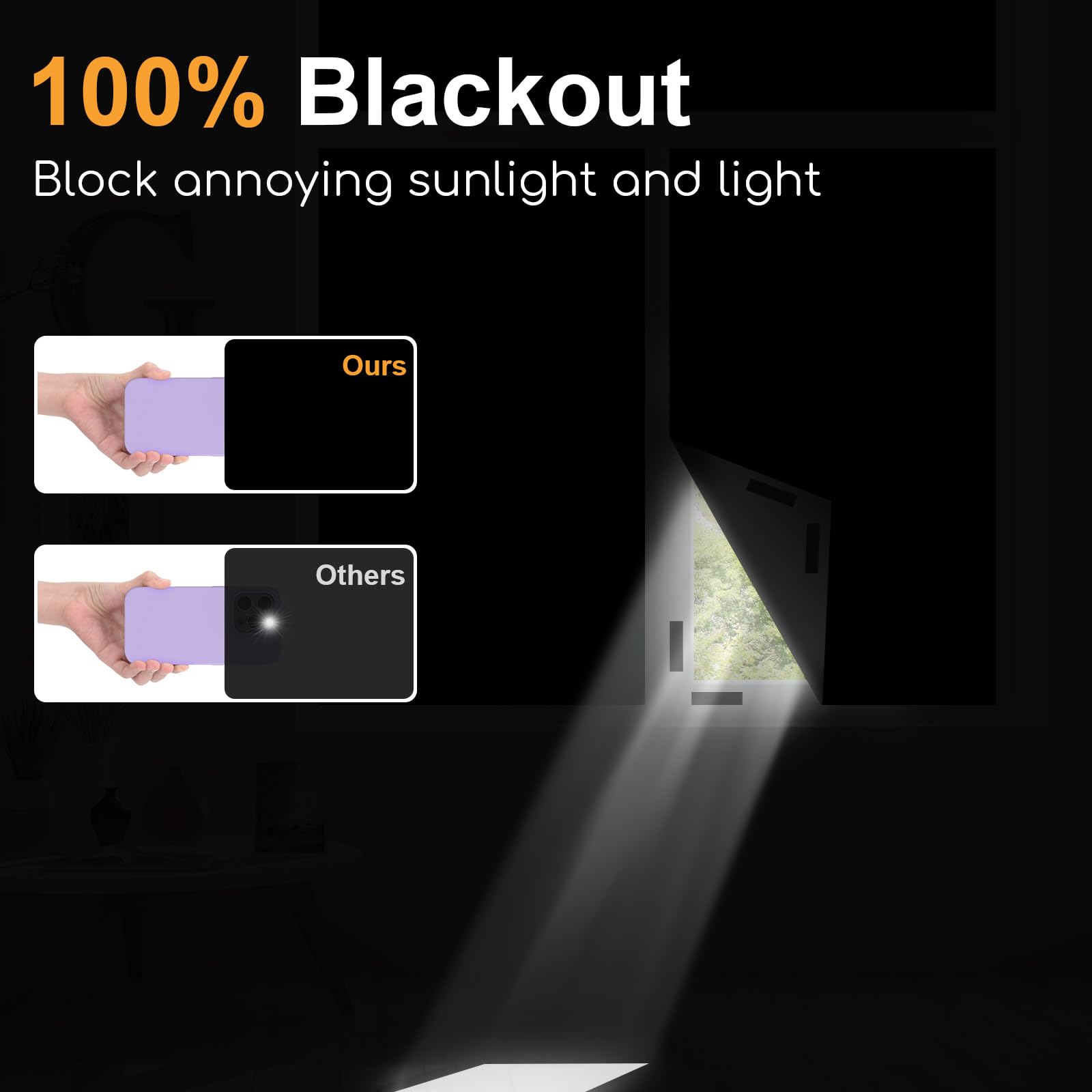 100% Blackout Curtain Darkest  - đánh giá và giá Blackout Curtains