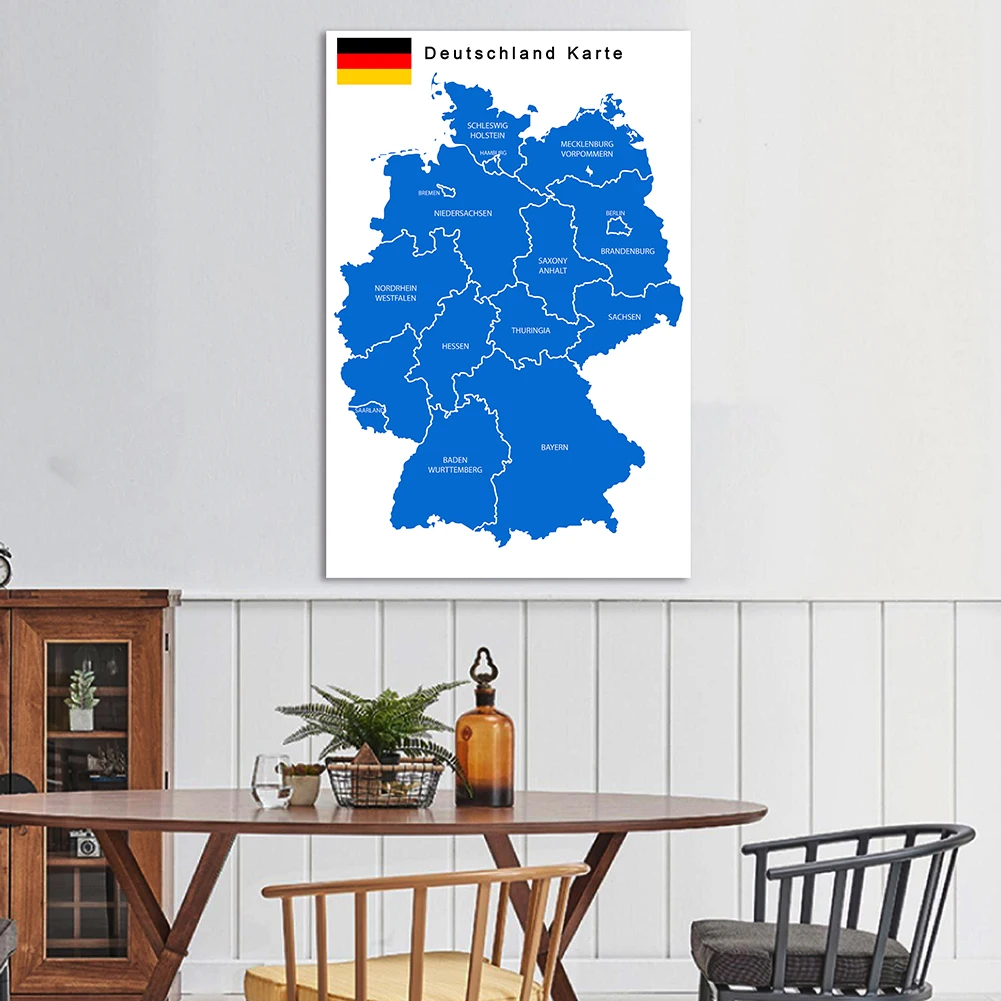 100*150 Cm Các Đức Bản Đồ Chín - đánh giá và giá Germany Home Decor