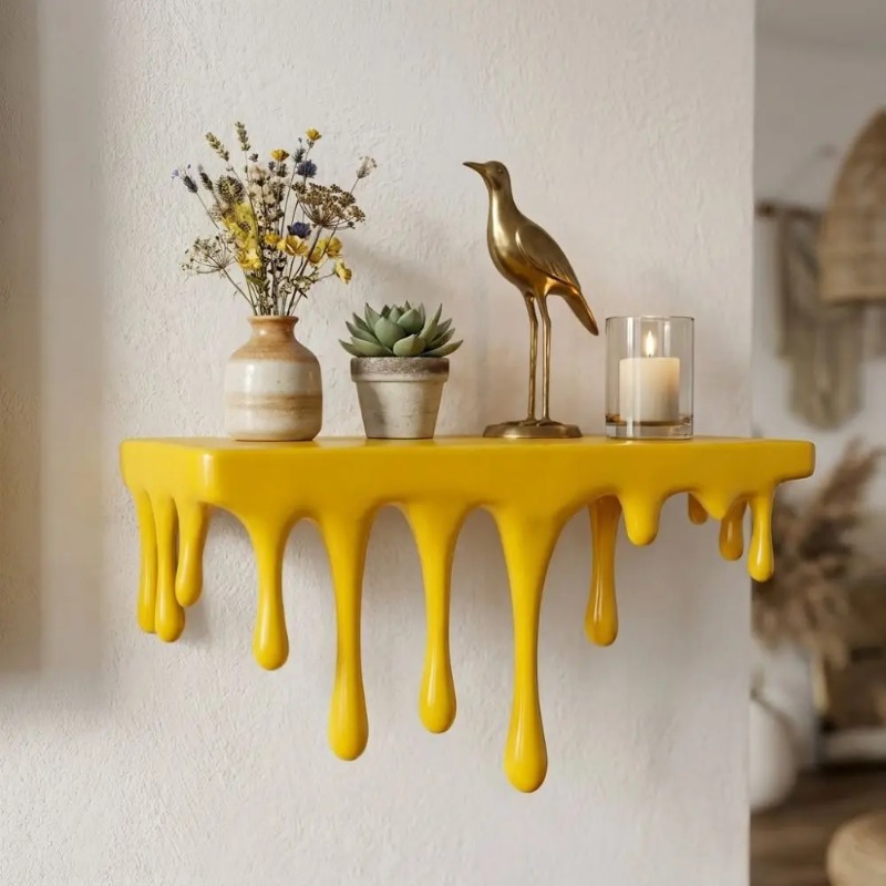 Decorative 3D Printed Drip Flo - đánh giá và giá Floating Shelves