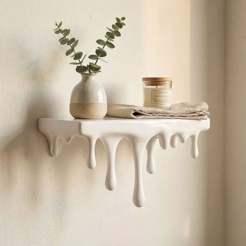 Decorative 3D Printed Drip Flo - đánh giá và giá Floating Shelves