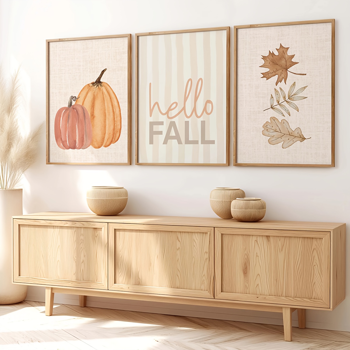 1/3pcs Hello Autumn Logo Canva - đánh giá và giá Home Decor Logo