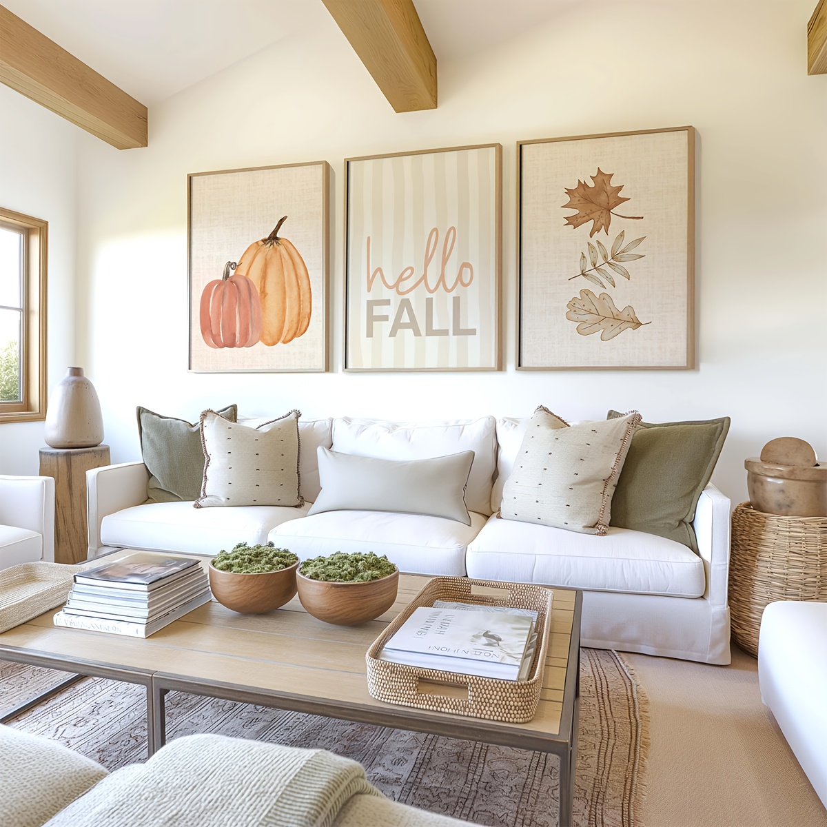 1/3pcs Hello Autumn Logo Canva - đánh giá và giá Home Decor Logo