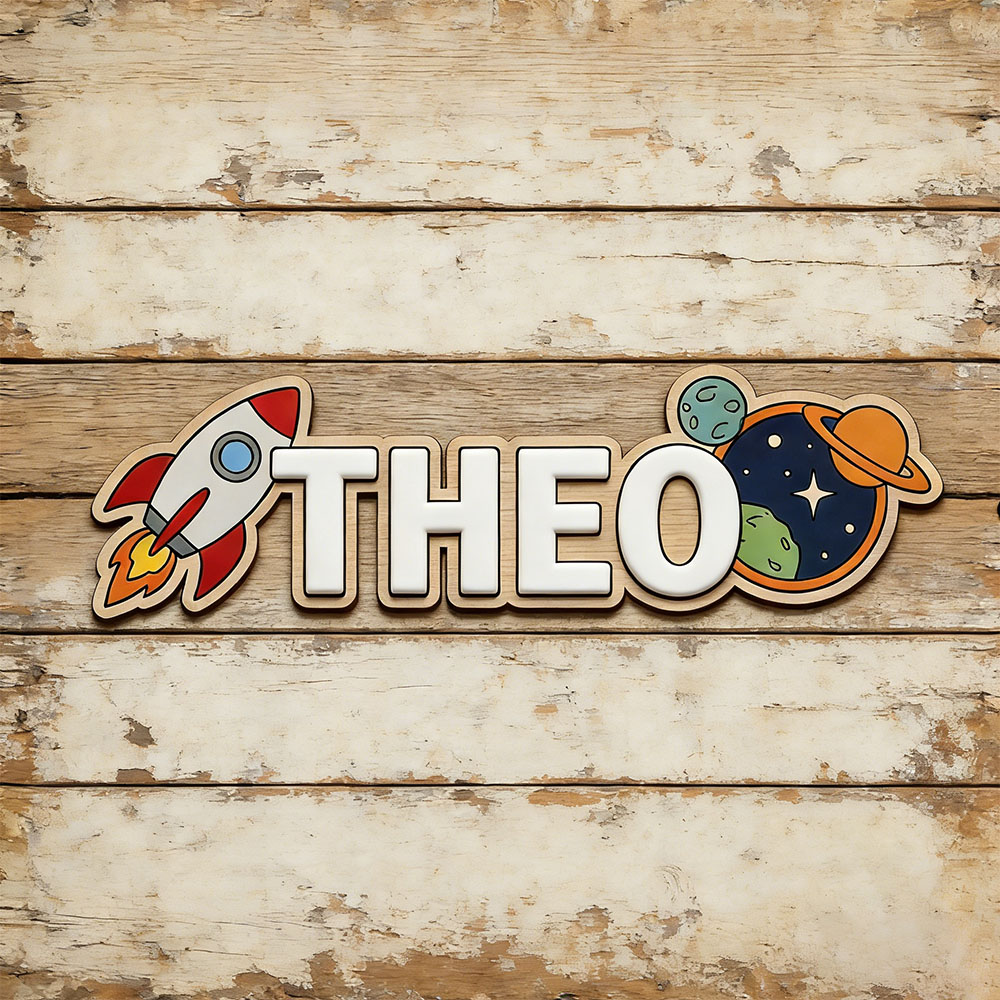 Personalized Space Rocket Name - đánh giá và giá Home Decor Names