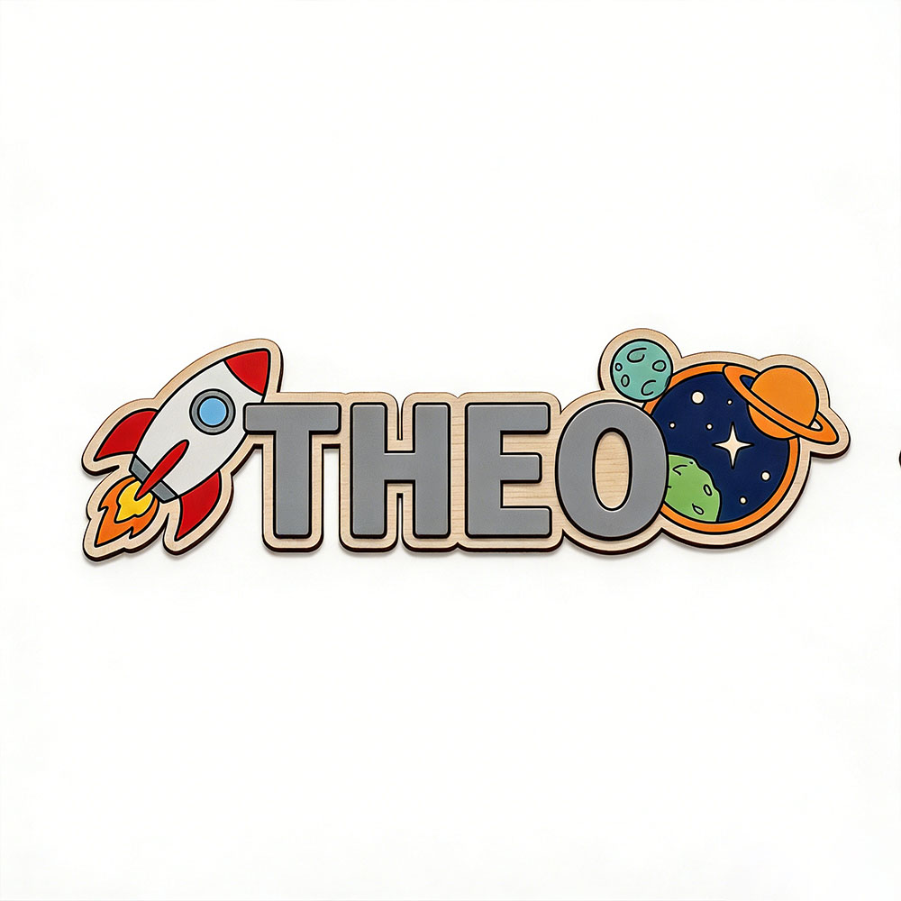 Personalized Space Rocket Name - đánh giá và giá Home Decor Names