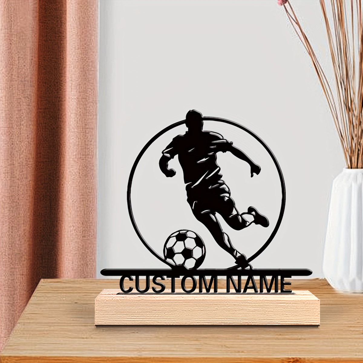 Custom Soccer Player Metal Sta - đánh giá và giá Home Decor Names