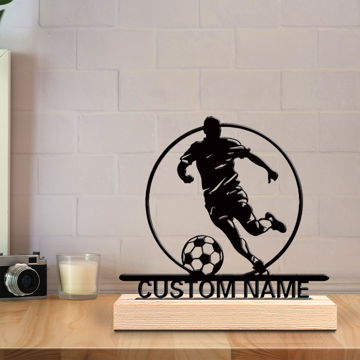 Custom Soccer Player Metal Sta - đánh giá và giá Home Decor Names