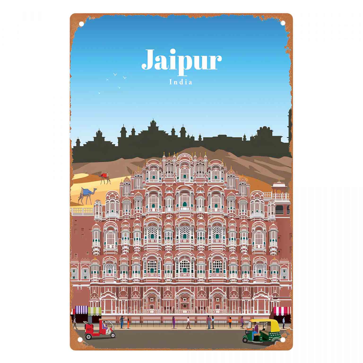 2D FLAT 1pc Jaipur India Hawa  - đánh giá và giá Home Decor Jaipur