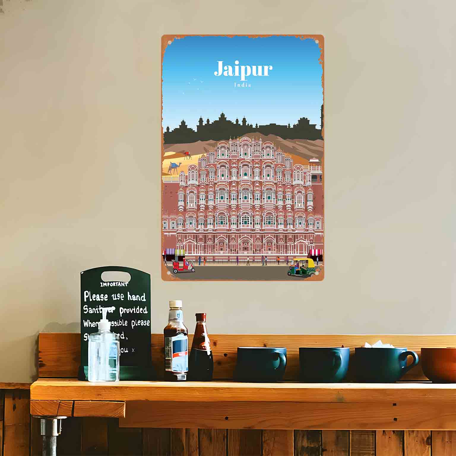 2D FLAT 1pc Jaipur India Hawa  - đánh giá và giá Home Decor Jaipur