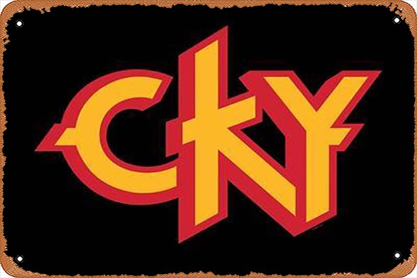 Metal Tin Sign  - CKY Logo - P - đánh giá và giá Home Decor Logo
