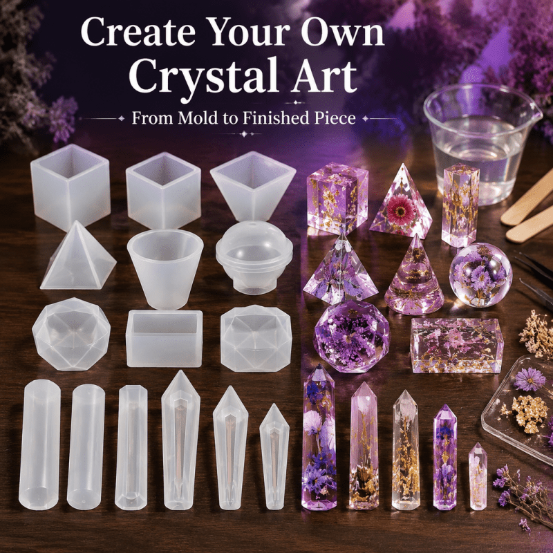 15pcs Crystal Resin Silicone M - đánh giá và giá Home Decor Handmade