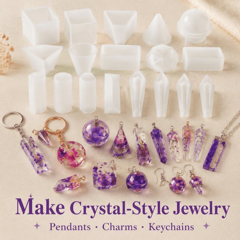 15pcs Crystal Resin Silicone M - đánh giá và giá Home Decor Handmade